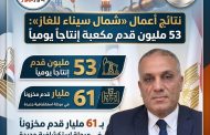 نتائج أعمال «شمال سيناء للغاز»: 53 مليون قدم مكعبة إنتاجاً يومياً ومرحلةاستكشافية جديدة بـ 61 مليار قدم مخزوناً
