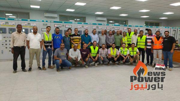 وضع الجهد على محطة مفاتيح السد العالي غرب جهد 500 ك.ف