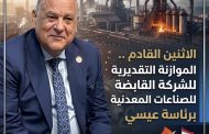 الاثنين القادم .. انعقاد الموازنة التقديرية للشركة القابضة للصناعات المعدنية برئاسة عيسي