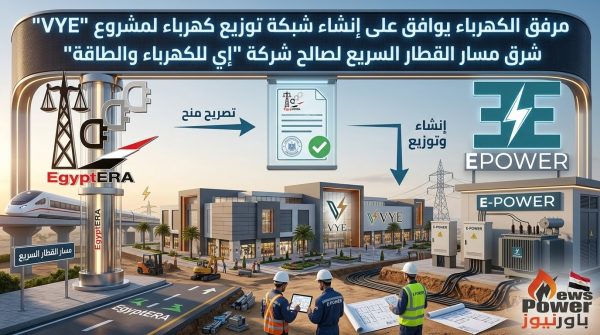 مرفق الكهرباء يوافق على إنشاء شبكة توزيع كهرباء لمشروع 