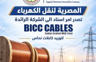 المصرية لنقل الكهرباء تصدر امر اسناد الى الشركة الرائدة عالميا شركة BICC للكابلات لتوريد كابلات نحاس