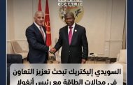السويدي إليكتريك تبحث تعزيز التعاون في مجالات الطاقة مع رئيس أنغولا خلال 
