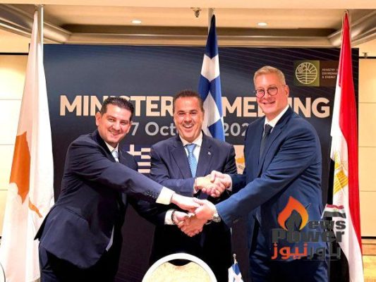 في إطار آلية التعاون الثلاثي.. وزير البترول يبحث مع نظيريه القبرصي واليوناني تسريع استغلال موارد شرق المتوسط وربطها بالأسواق الأوروبية